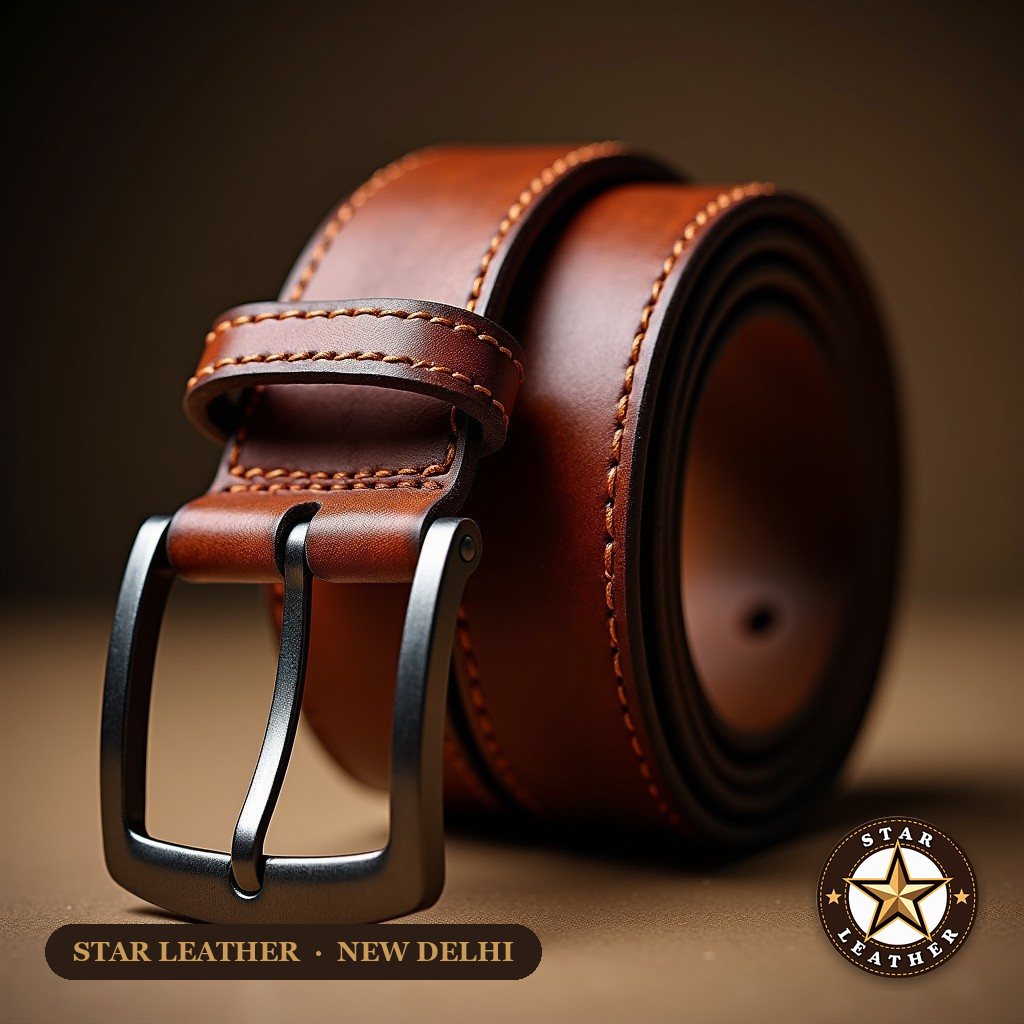 Leather Belt - Star Leather