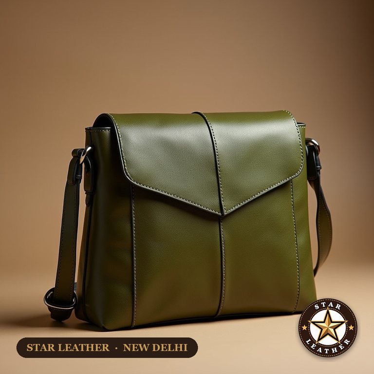 Crossbody Sling Bag - Star Leather