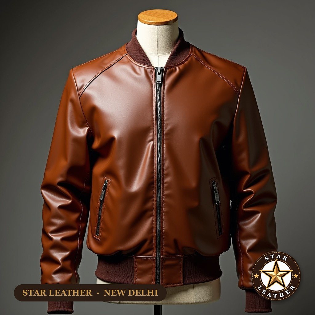 Bomber Jacket - Star Leather