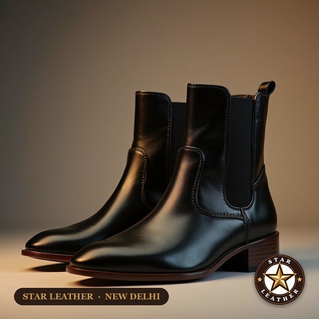 Women's Ankle Boots - Star Leather