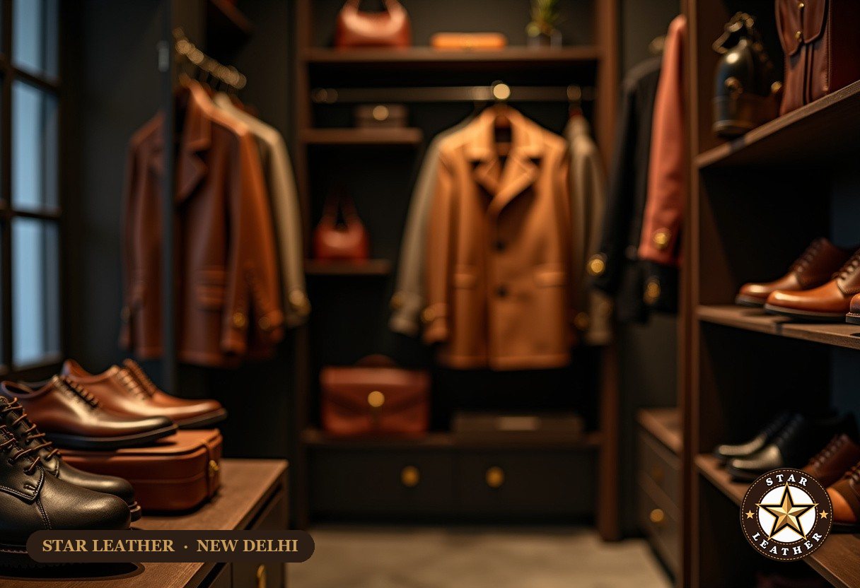 Inside the Star Leather shop
